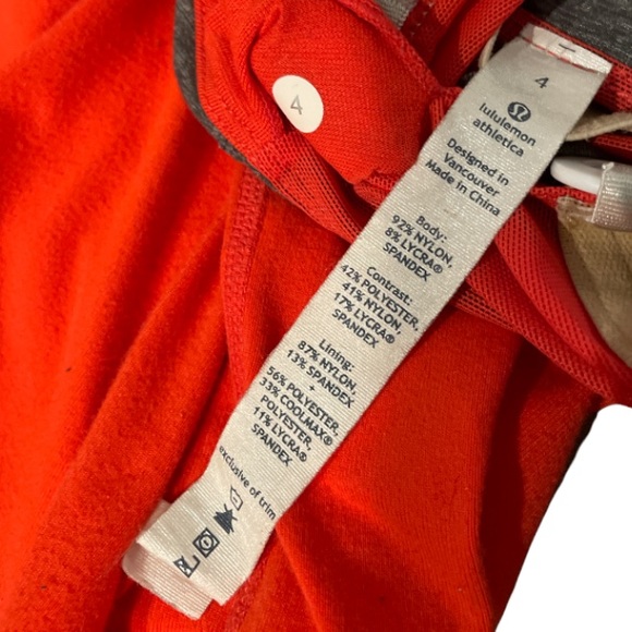 Lululemon Racerback Tank - Love Red / Heather grey - Picture 4 of 4